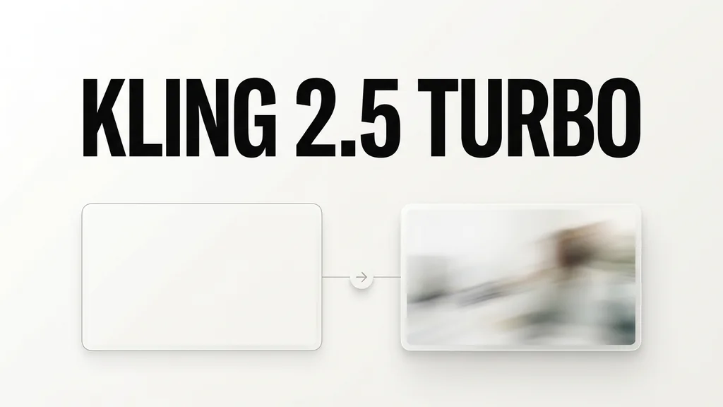Kling 2.5 Turbo
